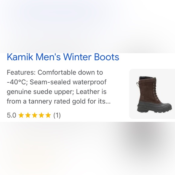 Kamik - Men’s Waterproof Winter Boots - Picture 2 of 8